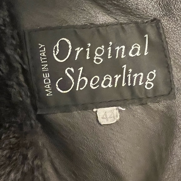 Maestrelli 100% Genuine Ash Black Shearling 3/4 Length Coat made in Italy - Picture 8 of 9